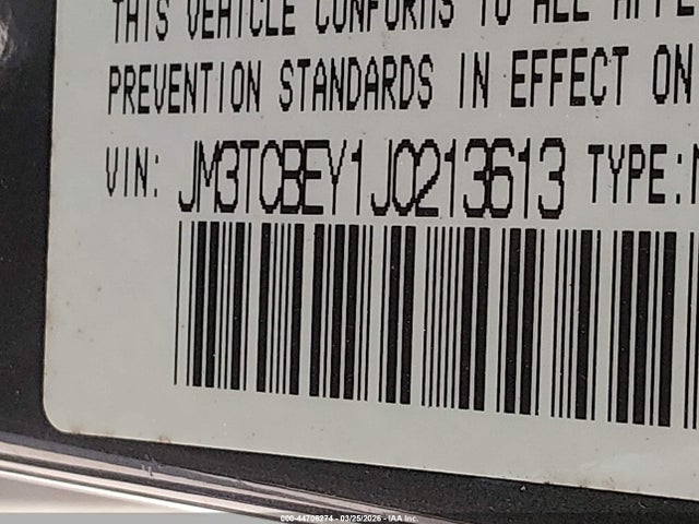 Продаж на аукціоні авто 2018 Mazda Cx-9 Signature, vin: JM3TCBEY1J0213613, номер лоту: 44706274