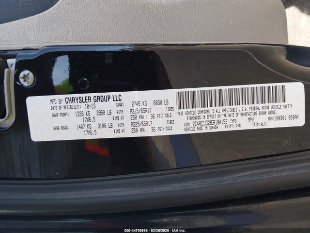 2014 CHRYSLER TOWN & COUNTRY 2C4RC1CG9ER180153 Photo 8