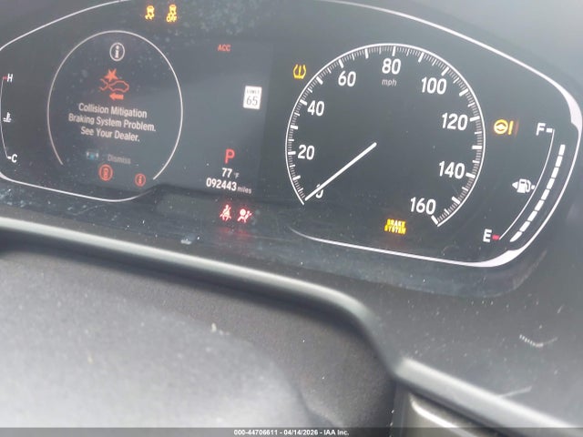 44706611 :رقم المزاد ، 1HGCV1F11JA225805 vin ، 2018 Honda Accord Lx مزاد بيع