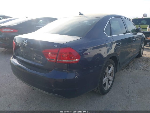 44706663 :رقم المزاد ، 1VWBH7A31DC052841 vin ، 2013 Volkswagen Passat 2.5l Se مزاد بيع