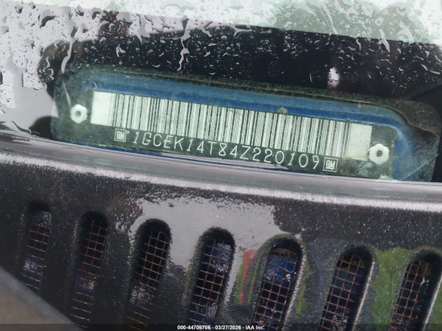Aukcja sprzedaży 2004 Chevrolet Silverado 1500, vin: 1GCEK14T84Z220109, numer aukcji: 44706706