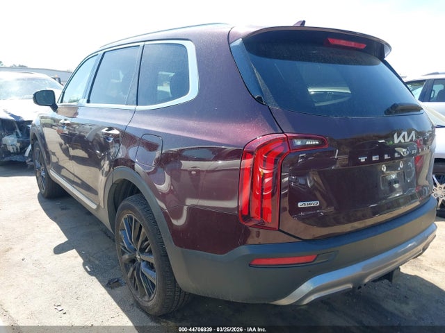 44706839 :رقم المزاد ، 5XYP5DHC7NG240816 vin ، 2022 Kia Telluride Sx مزاد بيع