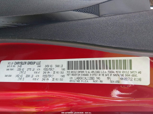 Aukcja sprzedaży 2010 Jeep Wrangler Unlimited Sport, vin: 1J4BA3H11AL112983, numer aukcji: 44706893
