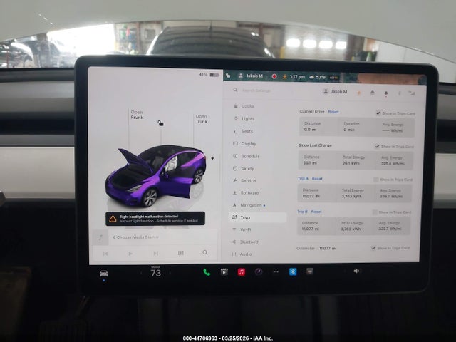44706963 :رقم المزاد ، 7SAYGDED2RF047890 vin ، 2024 Tesla Model Y Long Range Single Motor Rear-wheel Drive/rwd مزاد بيع