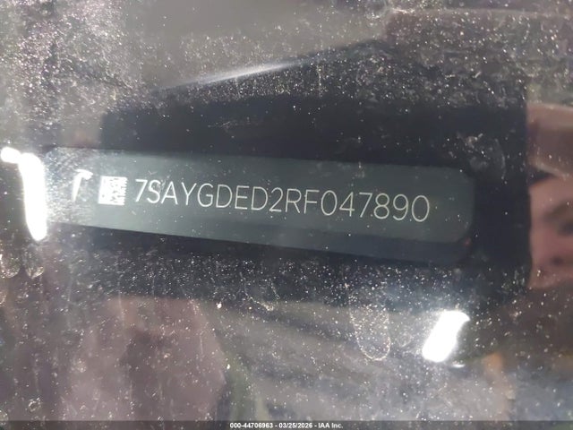 44706963 :رقم المزاد ، 7SAYGDED2RF047890 vin ، 2024 Tesla Model Y Long Range Single Motor Rear-wheel Drive/rwd مزاد بيع