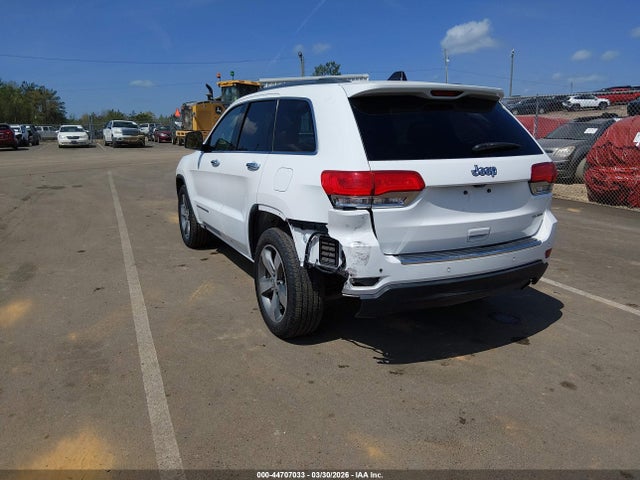 Продажа на аукционе авто 2015 Jeep Grand Cherokee Limited, vin: 1C4RJEBG5FC166999, номер лота: 44707033