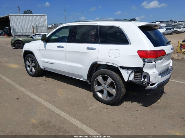 Продажа на аукционе авто 2015 Jeep Grand Cherokee Limited, vin: 1C4RJEBG5FC166999, номер лота: 44707033