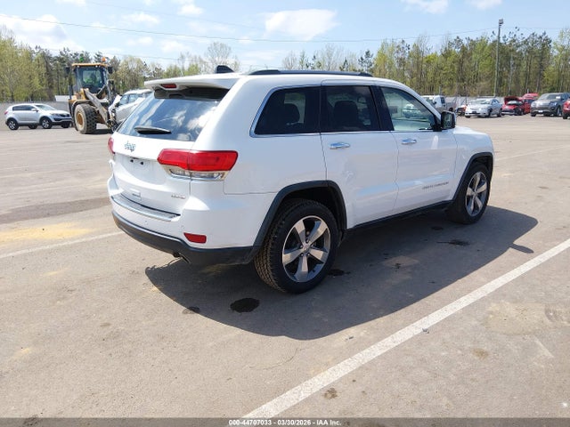 Продажа на аукционе авто 2015 Jeep Grand Cherokee Limited, vin: 1C4RJEBG5FC166999, номер лота: 44707033