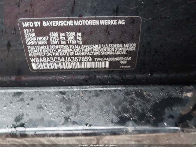 2018 BMW 320I WBA8A3C54JA357859 Photo 8