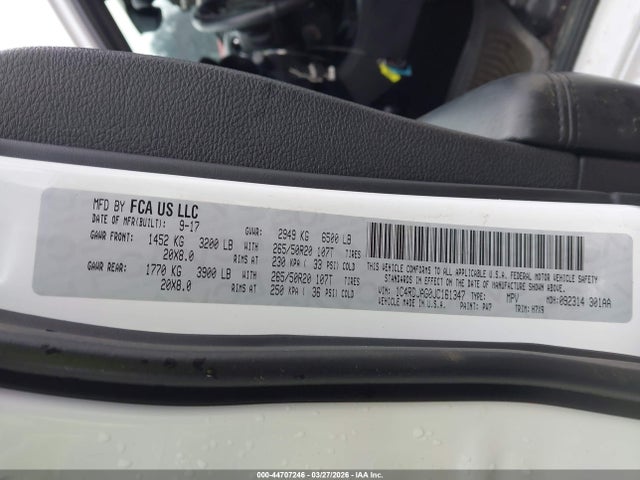 Продаж на аукціоні авто 2018 Dodge Durango Sxt Awd, vin: 1C4RDJAG0JC161347, номер лоту: 44707246