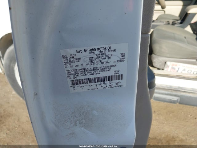 2012 FORD ESCAPE 1FMCU0C77CKB81340 Photo 8