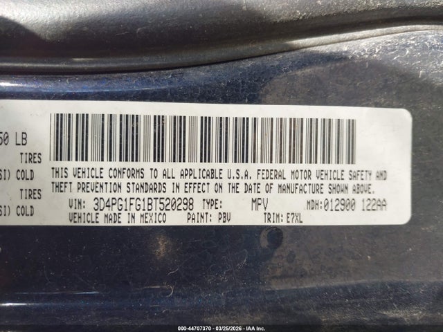 2011 DODGE JOURNEY 3D4PG1FG1BT520298 Photo 8