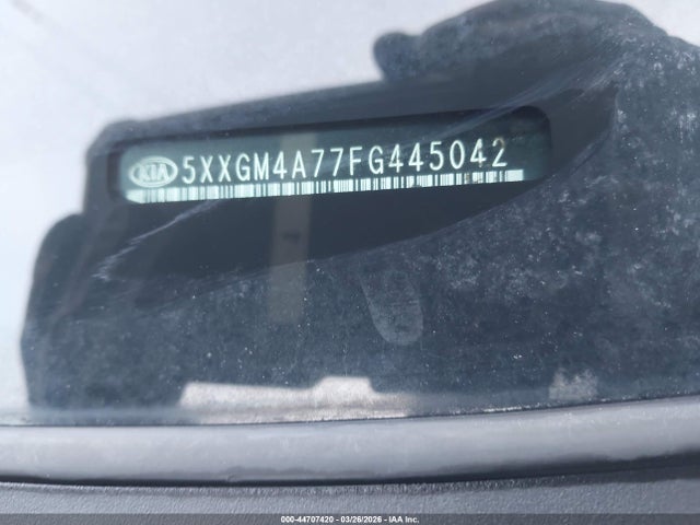 2015 Kia Optima Lx მანქანა იყიდება აუქციონზე, vin: 5XXGM4A77FG445042, აუქციონის ნომერი: 44707420
