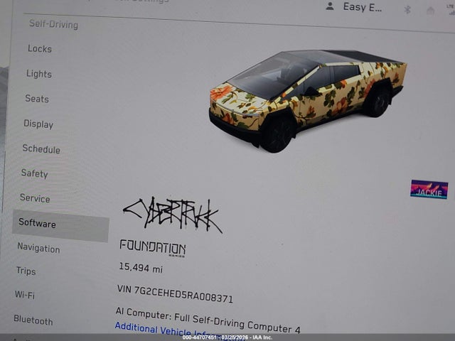 Aukcja sprzedaży 2024 Tesla Cybertruck All-wheel Drive, vin: 7G2CEHED5RA008371, numer aukcji: 44707451