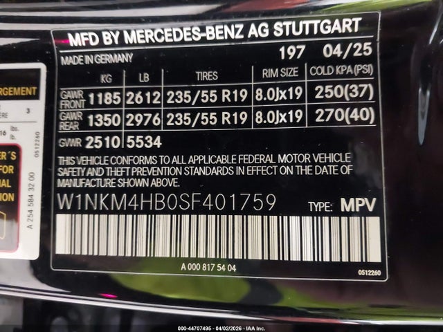 W1NKM4HB0SF401759 Mercedes-Benz Glc 300 4matic Suv