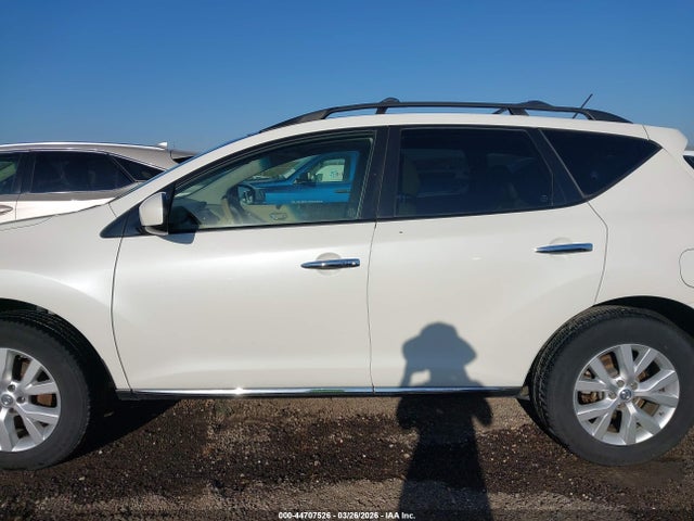 2013 Nissan Murano Sl მანქანა იყიდება აუქციონზე, vin: JN8AZ1MU2DW212824, აუქციონის ნომერი: 44707526
