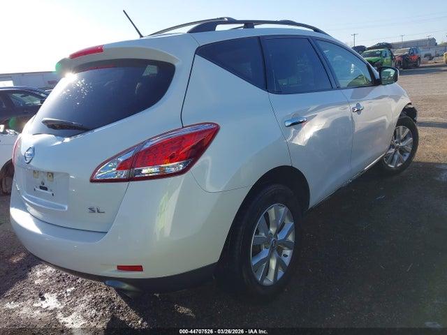 2013 Nissan Murano Sl მანქანა იყიდება აუქციონზე, vin: JN8AZ1MU2DW212824, აუქციონის ნომერი: 44707526