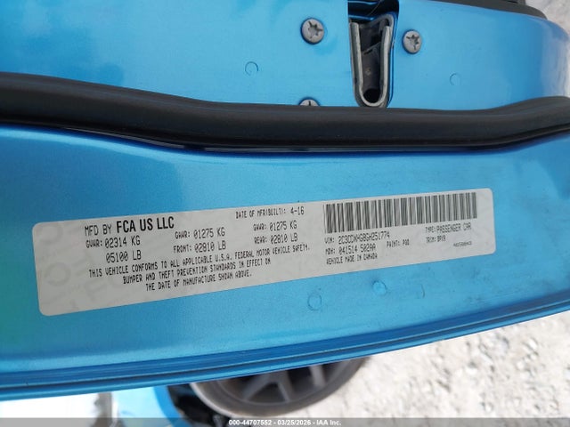 2016 DODGE CHARGER 2C3CDXHG8GH251774 Photo 8