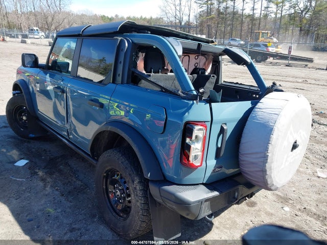2022 Ford Bronco Black Diamond მანქანა იყიდება აუქციონზე, vin: 1FMEE5DP5NLB26299, აუქციონის ნომერი: 44707594