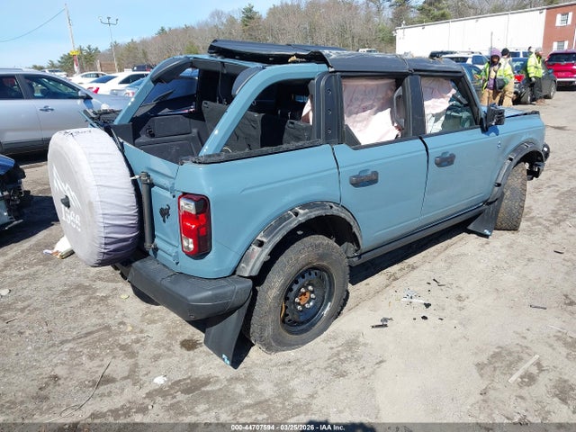 2022 Ford Bronco Black Diamond მანქანა იყიდება აუქციონზე, vin: 1FMEE5DP5NLB26299, აუქციონის ნომერი: 44707594