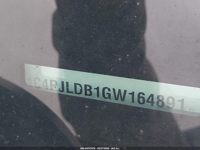 44707676 :رقم المزاد ، 1C4PJLDB1GW164891 vin ، 2016 Jeep Cherokee Limited مزاد بيع