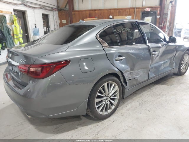 44707680 :رقم المزاد ، JN1EV7BR6NM342261 vin ، 2022 Infiniti Q50 Luxe Awd مزاد بيع
