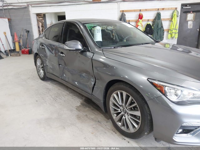 44707680 :رقم المزاد ، JN1EV7BR6NM342261 vin ، 2022 Infiniti Q50 Luxe Awd مزاد بيع