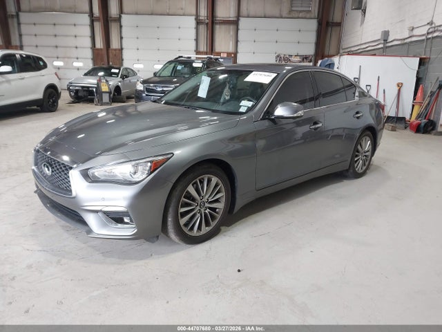 44707680 :رقم المزاد ، JN1EV7BR6NM342261 vin ، 2022 Infiniti Q50 Luxe Awd مزاد بيع