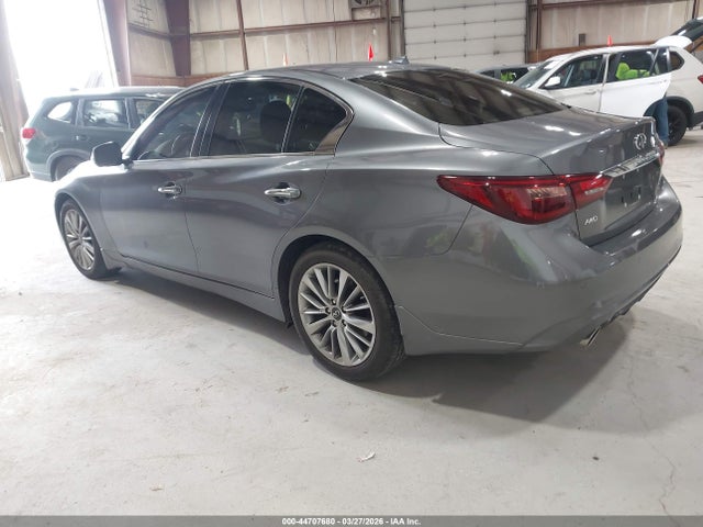 44707680 :رقم المزاد ، JN1EV7BR6NM342261 vin ، 2022 Infiniti Q50 Luxe Awd مزاد بيع