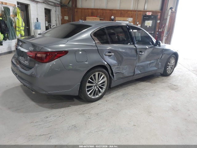 44707680 :رقم المزاد ، JN1EV7BR6NM342261 vin ، 2022 Infiniti Q50 Luxe Awd مزاد بيع