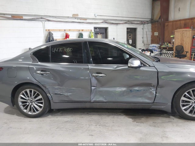 44707680 :رقم المزاد ، JN1EV7BR6NM342261 vin ، 2022 Infiniti Q50 Luxe Awd مزاد بيع