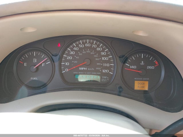 2001 Chevrolet Impala მანქანა იყიდება აუქციონზე, vin: 2G1WF52E219281510, აუქციონის ნომერი: 44707722