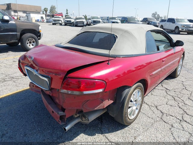2006 Chrysler Sebring Limited მანქანა იყიდება აუქციონზე, vin: 1C3EL65R06N239698, აუქციონის ნომერი: 44707843