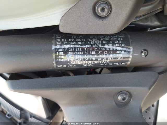 Kawasaki En650 D 2023 JKAENED10PDA31238 Image 10