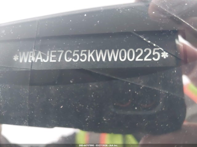 Продажа на аукционе авто 2019 Bmw 540i Xdrive, vin: WBAJE7C55KWW00225, номер лота: 44707995