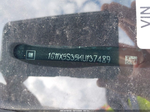 2019 CHEVROLET IMPALA 1G11X5S35KU137489 Photo 8