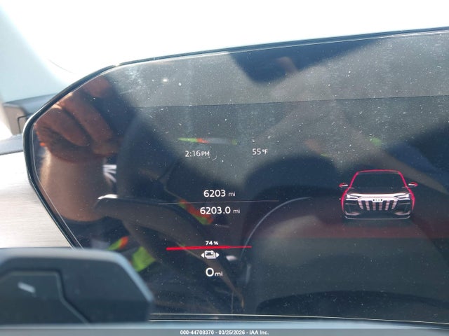 44708370 :رقم المزاد ، WA124BGF9SA015073 vin ، 2025 Audi Q6 E-tron Premium Plus Quattro مزاد بيع