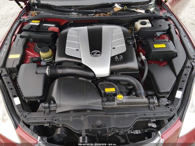 2008 Lexus Sc 430 მანქანა იყიდება აუქციონზე, vin: JTHFN45YX89016844, აუქციონის ნომერი: 44708765