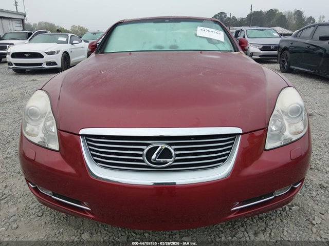 2008 Lexus Sc 430 მანქანა იყიდება აუქციონზე, vin: JTHFN45YX89016844, აუქციონის ნომერი: 44708765