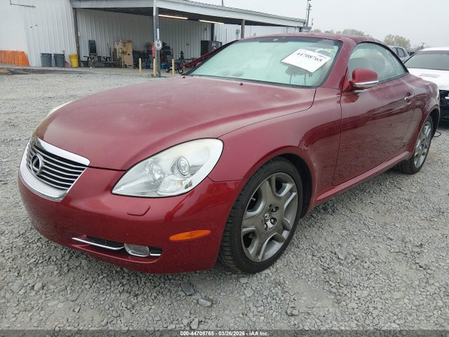 2008 Lexus Sc 430 მანქანა იყიდება აუქციონზე, vin: JTHFN45YX89016844, აუქციონის ნომერი: 44708765