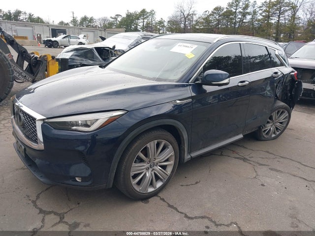 44708829 :رقم المزاد ، 3PCAJ5M3XLF117156 vin ، 2020 Infiniti Qx50 Sensory Awd مزاد بيع