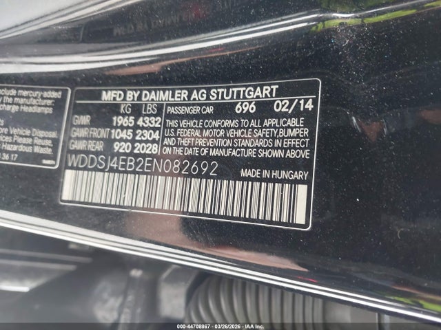 2014 MERCEDES-BENZ CLA 250 WDDSJ4EB2EN082692 Photo 8