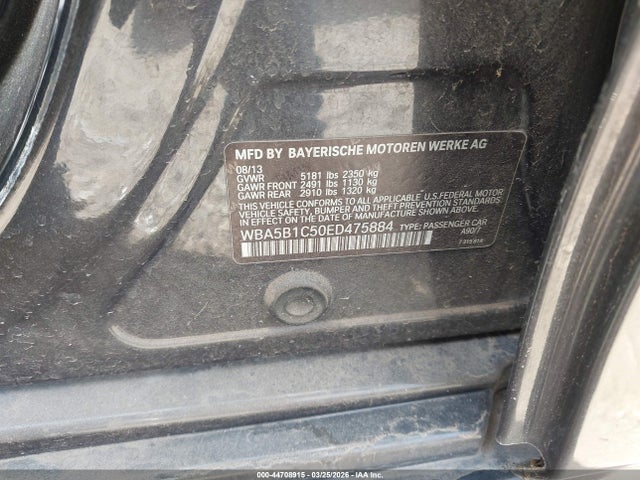 2014 BMW 535I WBA5B1C50ED475884 Photo 8
