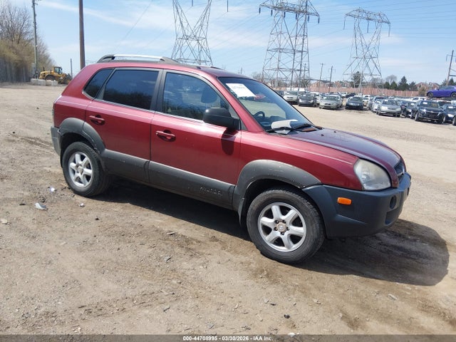 2005 HYUNDAI TUCSON KM8JN72D25U103088