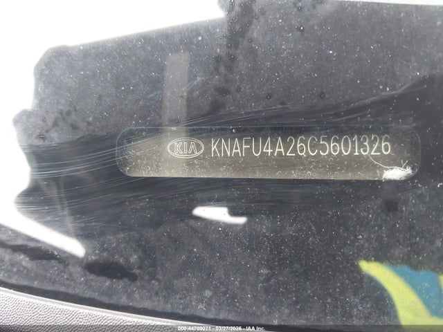 44709071 :رقم المزاد ، KNAFU4A26C5601326 vin ، 2012 Kia Forte Ex مزاد بيع