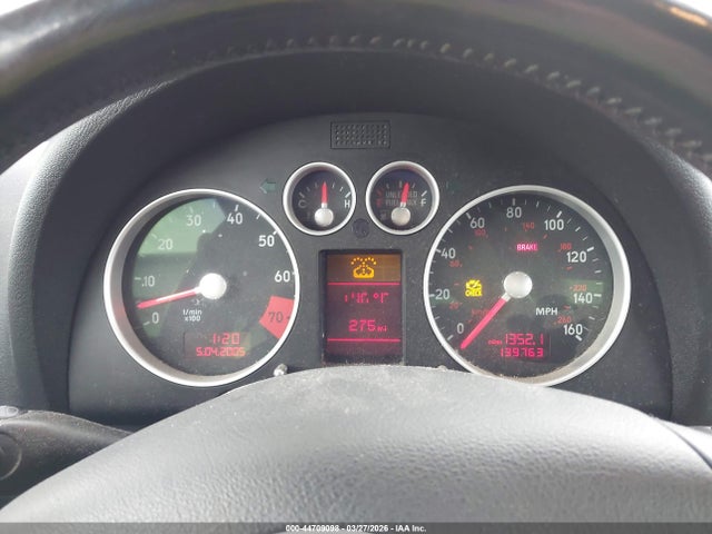 2003 Audi Tt 1.8l მანქანა იყიდება აუქციონზე, vin: TRUWT28N031016474, აუქციონის ნომერი: 44709098