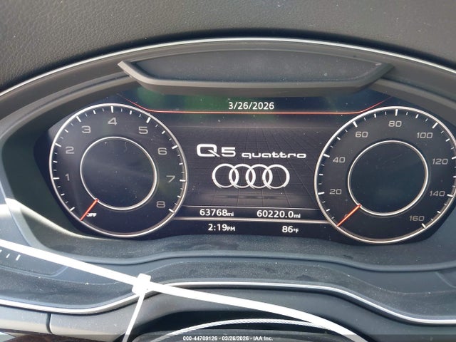 44709126 :رقم المزاد ، WA1BNAFY6J2147890 vin ، 2018 Audi Q5 2.0t Premium/2.0t Tech Premium مزاد بيع