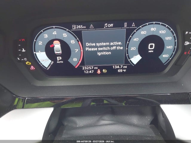Продаж на аукціоні авто 2023 Audi A3 Premium 40 Tfsi Quattro S Tronic, vin: WAUGUDGY7PA146662, номер лоту: 44709139