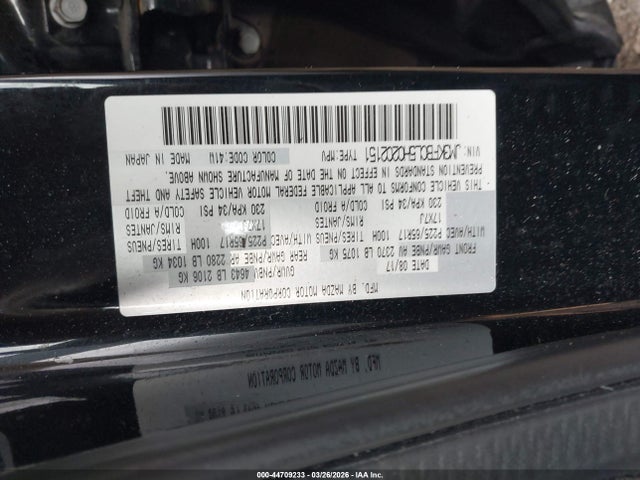 2017 Mazda Cx-5 Touring მანქანა იყიდება აუქციონზე, vin: JM3KFBCL5H0202151, აუქციონის ნომერი: 44709233