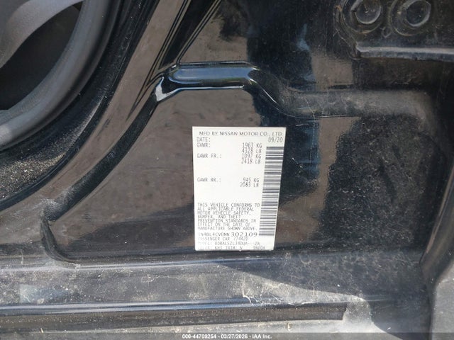 Aukcja sprzedaży 2021 Nissan Altima Sr Fwd, vin: 1N4BL4CV0MN302109, numer aukcji: 44709254